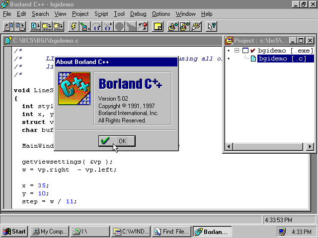 Borland C 3.1 Free Download